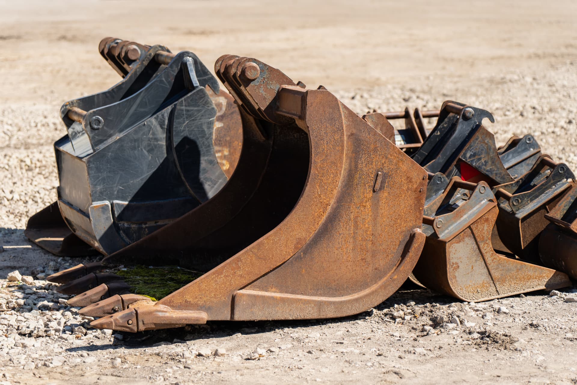 Excavator attachments fabricated by MXB Group